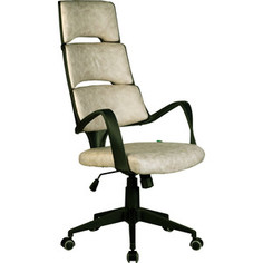 Кресло Riva Chair RCH Sakura черный пластик, ткань фьюжн пустыня Сахара(211)