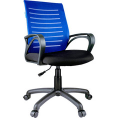 Кресло оператора Helmi HL-M16 Vivid ткань S черная/ ткань TW синяя