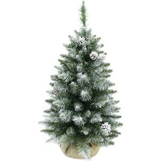 Ель искусственная BEATREES Снежная Симфония с шишками в мешочке выс. 1,0 м.