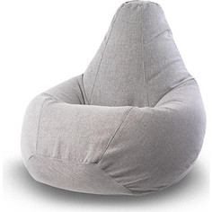 Кресло-мешок POOFF Серое микровельвет XXL