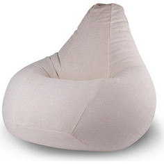 Кресло-мешок POOFF Груша велюр бежевый XL
