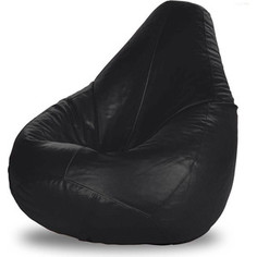 Кресло-мешок POOFF Эко кожа черный XL