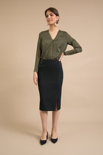 Юбка с разрезом Emka