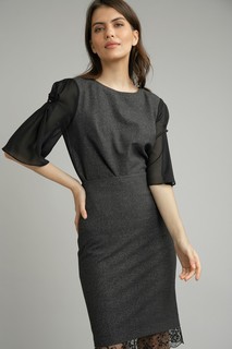 Юбка карандаш с кружевом Emka