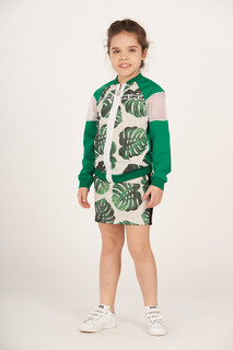 Юбка для девочки из футера 2-х нитка с лампасами Nota Bene