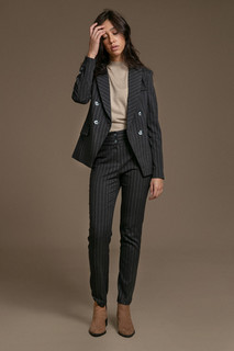 Брюки в полоску Emka