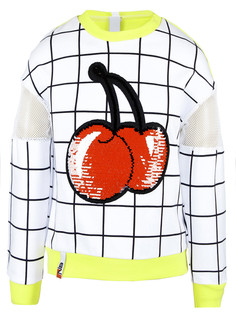 Свитшот (джемпер) для девочки из футера 2-х нитки и сетки Nota Bene