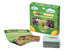 Настольная игра Нескучные игры Ми-Ми-Мемо Дикие животные 8050