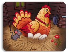 Пазл Нескучные игры Курочка ряба 8156