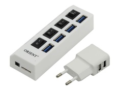 Хаб USB Orient BC-307PS