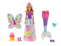 Кукла Mattel Barbie Сказочная принцесса-фея-русалка FJD08