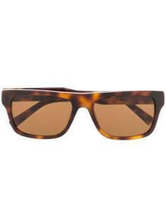 Ermenegildo Zegna солнцезащитные очки в квадратной оправе