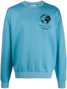 Closed толстовка оверсайз с графичным принтом