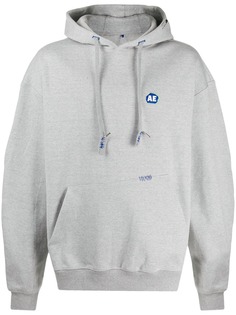 Ader Error меланжевое худи с логотипом