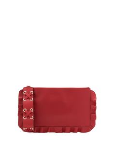 Red Valentino клатч RED(V) Rock Ruffles