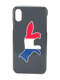 Maison Kitsuné чехол Tricolour Fox для iPhone X