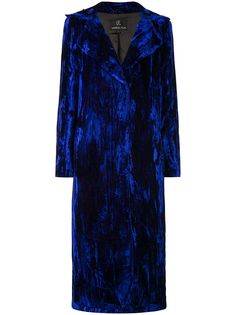 Unreal Fur фактурное однобортное пальто