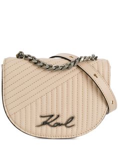 Karl Lagerfeld стеганая поясная сумка K/Signature