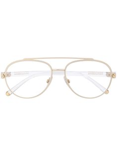 Dolce & Gabbana Eyewear солнцезащитные очки-авиаторы в круглой оправе