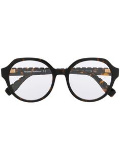 Vivienne Westwood Anglomania очки в круглой оправе черепаховой расцветки