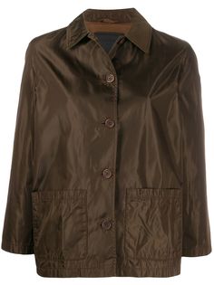 Prada Pre-Owned куртка 1990-х годов прямого кроя