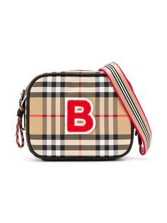 Burberry Kids сумка через плечо в клетку Vintage Check