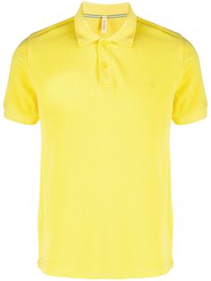 Sun 68 рубашка-поло с эффектом потертости