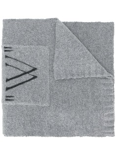 Off-White шарф с карманами и логотипом OW