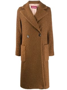 Guardaroba фактурное двубортное пальто