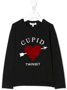 Twin-Set Kids толстовка с принтом Cupid