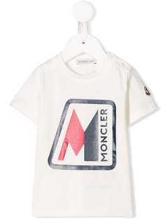 Moncler Enfant футболка с логотипом