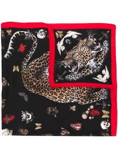 Alexander McQueen платок с принтом