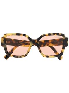 Roberto Cavalli солнцезащитные очки черепаховой расцветки