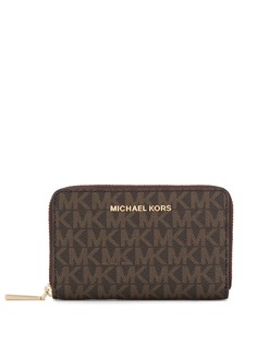 Michael Michael Kors кошелек с круговой молнией и логотипом