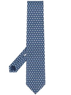 Salvatore Ferragamo галстук с принтом