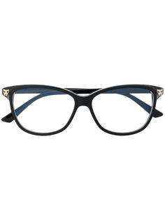 Cartier Eyewear очки Panthère в прямоугольной оправе