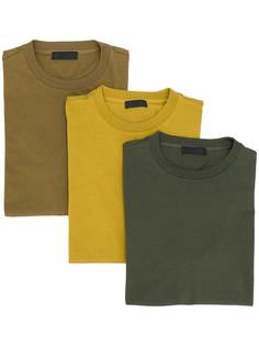 Prada комплект из трех футболок