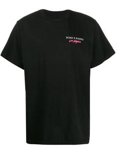 BornxRaised футболка с круглым вырезом и логотипом