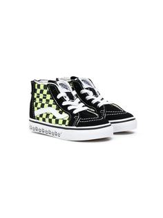 Vans Kids высокие кеды в шахматную клетку