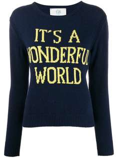 Alberta Ferretti джемпер Wonderful World с круглым вырезом