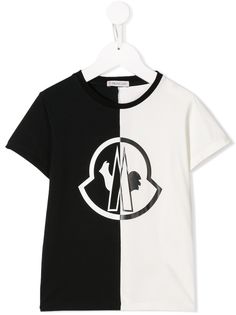 Moncler Enfant футболка с логотипом
