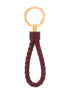 Bottega Veneta брелок для ключей с плетением Intrecciato