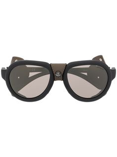 Moncler Eyewear декорированные солнцезащитные очки