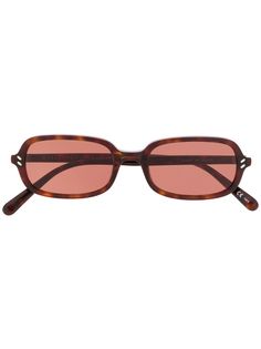 Stella McCartney Eyewear солнцезащитные очки в квадратной оправе