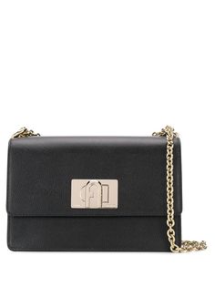 Furla monogram clasp crossbody bag