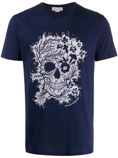 Alexander McQueen футболка с принтом