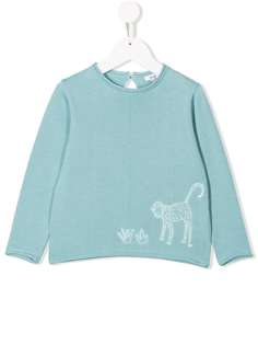 Knot джемпер с вышивкой обезьяны