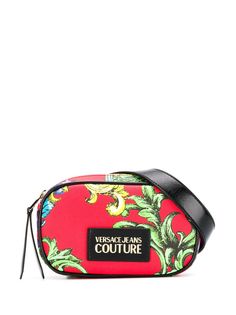 Versace Jeans Couture поясная сумка с принтом