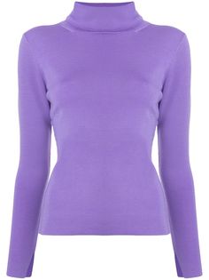 Des Prés fine knit roll neck jumper