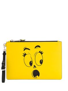 Moschino клатч с принтом